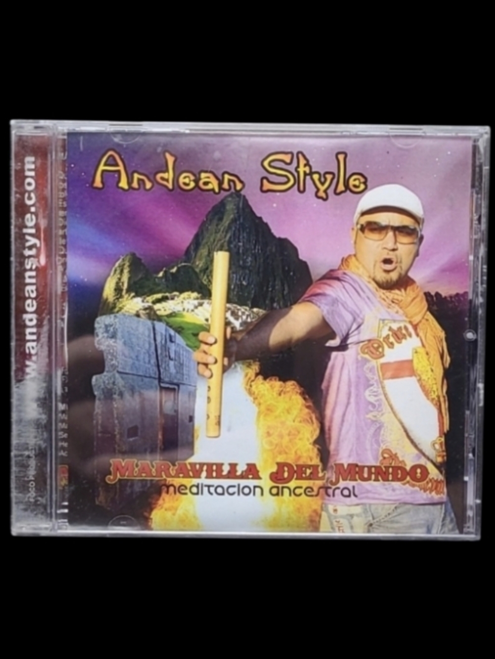 MUSIC CD 2013 "ANDEAN STYLE" MARAVILLA DEL MUNDO MEDITACION ANCESTRAL